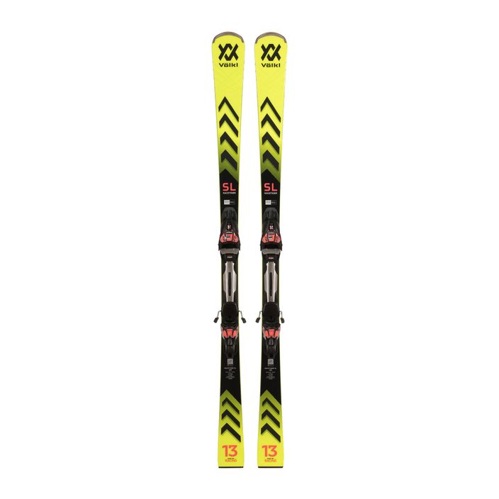 Zjazdové lyže Völkl Racetiger SL + rMotion3 12 GW yellow/black 2