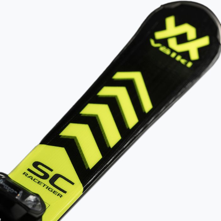 Zjazdové lyže Völkl Racetiger SC Black + vMotion 10 GW black/yellow 6