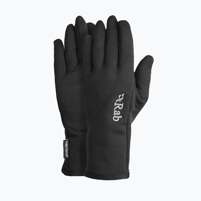 Pánske trekingové rukavice Rab Power Stretch Pro black 5