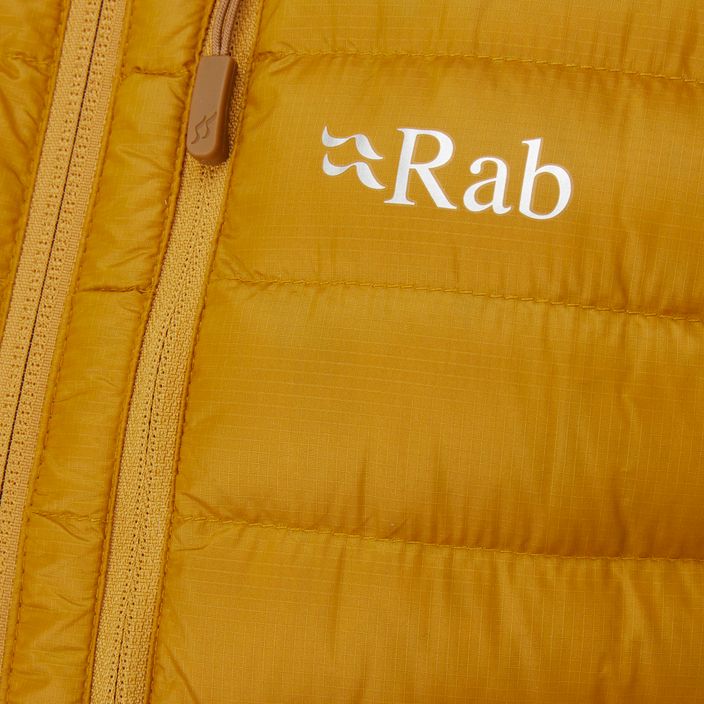 Dámska páperová bunda Rab Microlight Alpine yellow QDB-13-DBN-08 4