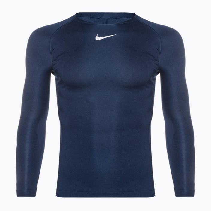 Dámske termo tričko s dlhým rukávom Nike Dri-FIT Park First Layer LS midnight navy/white