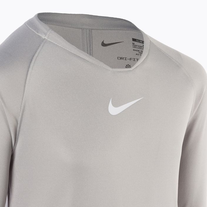 Detské termo tričko s dlhým rukávom Nike Dri-FIT Park First Layer pewter grey/white 3