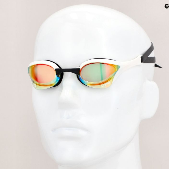 Arena plavecké okuliare Cobra Ultra Swipe Mirror žltá meď/biela 002507/310 9