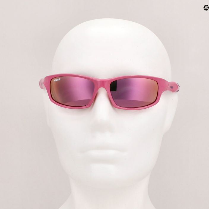 UVEX detské slnečné okuliare Sportstyle 507 pink purple/mirror pink 53/3/866/6616 11
