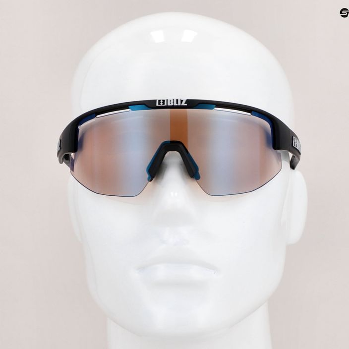 Cyklistické okuliare Bliz Matrix Nano Optics Photochromic S1-S3 matná čierna / hnedá modrá multi 52104-13P 7