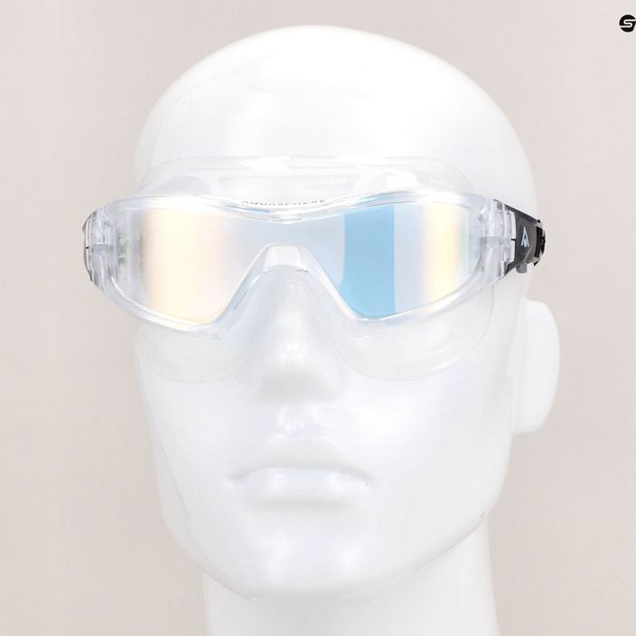 Plavecká maska Aquasphere Vista Pro transparentná/čierna/zrkadlová MS5040001LMI 11
