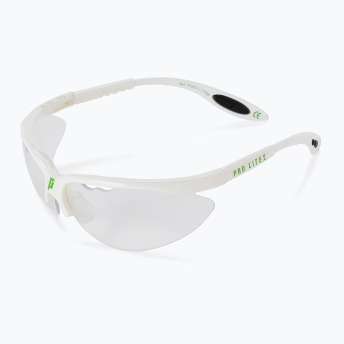 Squashové okuliare Prince sq.Pro Lite White 6S822010 3