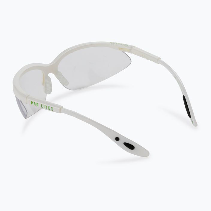 Squashové okuliare Prince sq.Pro Lite White 6S822010 5