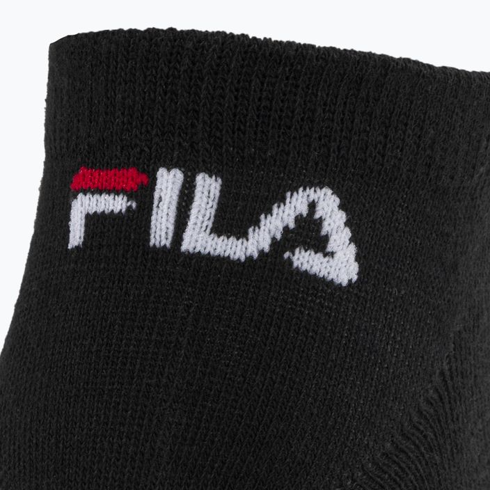 FILA Unisex Invisble Plain 3 Pack klasické ponožky 10