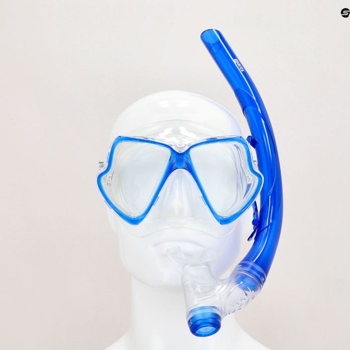 Mares Zephir potápačský set maska + šnorchel modrá/bezfarebná 411769 12