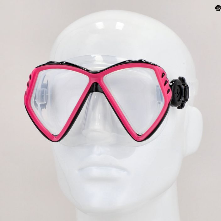 Detská potápačská maska Aqualung Cub transparentná/ružová MS5540002 8