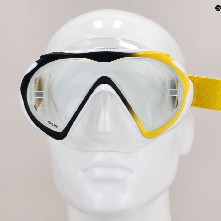 Potápačská maska Aqualung Compass čierna/žltá MS5380107 3