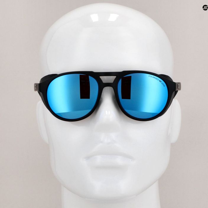 Slnečné okuliare GOG Nanga matná čierna / polychromatická bielo-modrá E410-2P 10