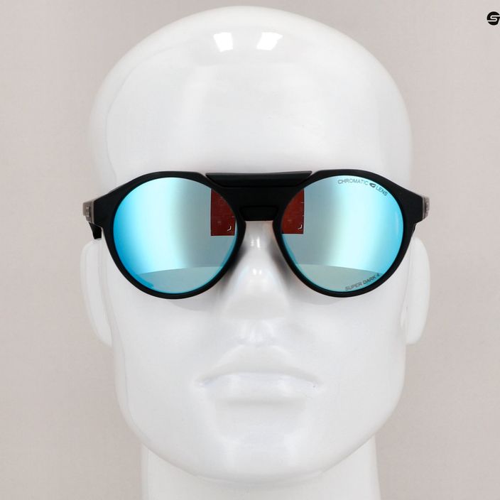 Slnečné okuliare GOG Manaslu matná čierna / polychromatická modrá E495-1 8