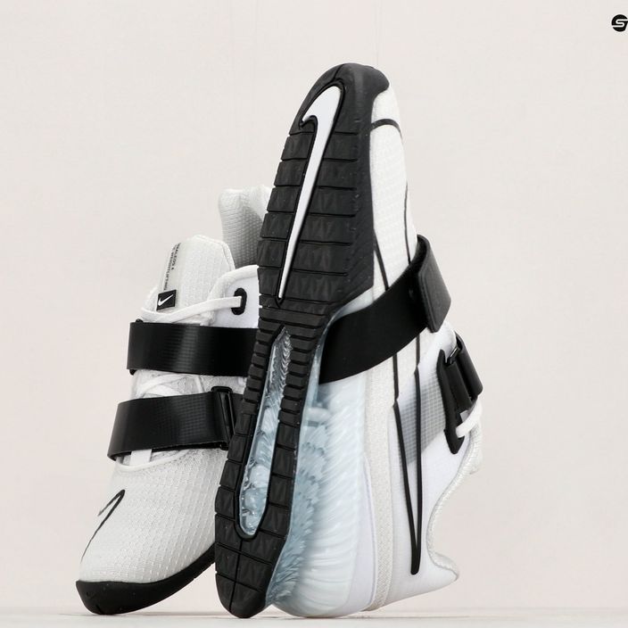 Nike Romaleos 4 biela/čierna vzpieračská obuv 16