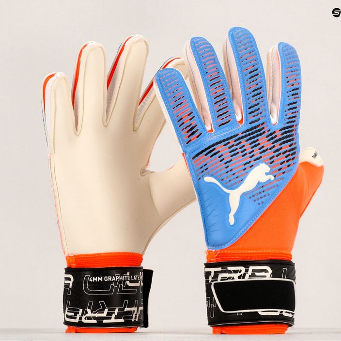 Brankárske rukavice PUMA Ultra Grip 2 RC ultra orange/blue glimmer 6