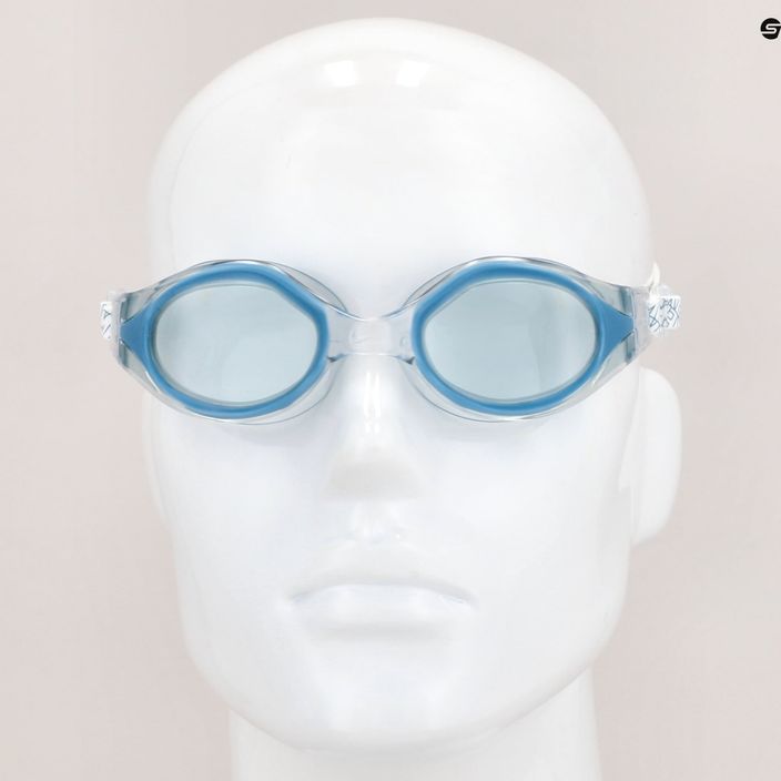 Plavecké okuliare Nike Flex Fusion 400 bielo-modré NESSC152 7