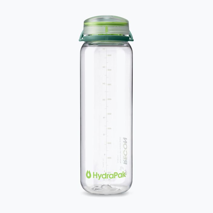 Cestovná fľaša HydraPak Recon 1 l číra/zelená limetková