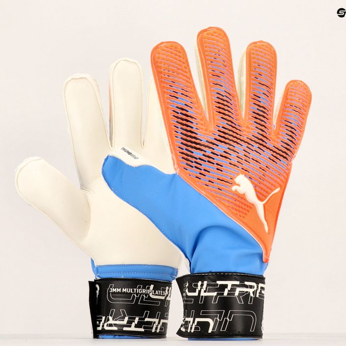 Brankárske rukavice PUMA Ultra Protect 3 Rc oranžovo-modré 41819 05 7