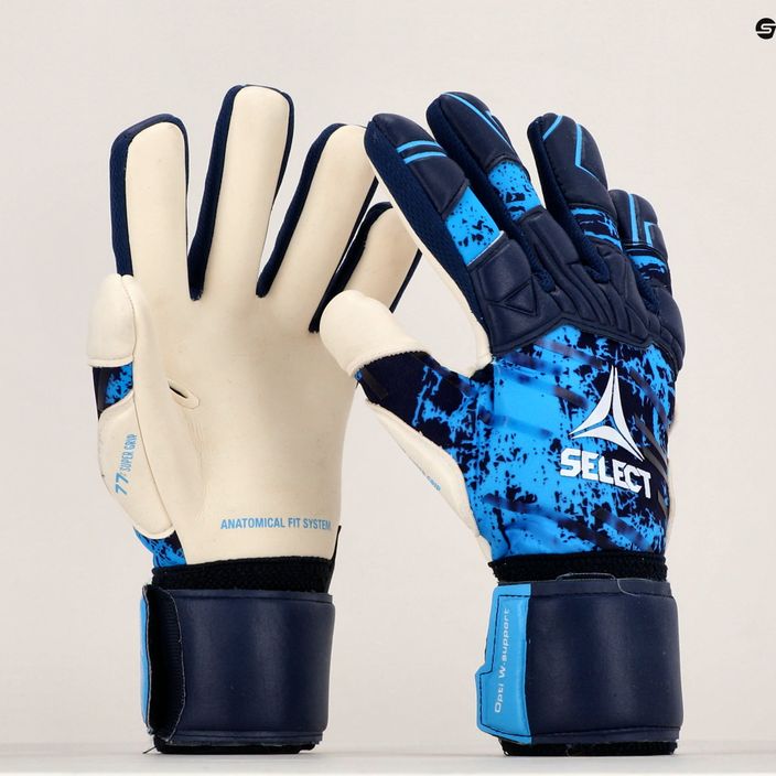 Brankárske rukavice SELECT 77 Super GRIP V22 modro-biele 500062 7