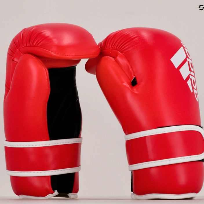 Boxerské rukavice adidas Point Fight Adikbpf1 červeno-biele ADIKBPF1 15
