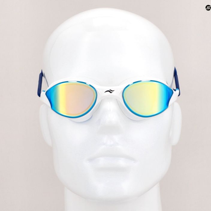 AQUA-SPEED plavecké okuliare Vortex Mirror bielo-modré 8882 7