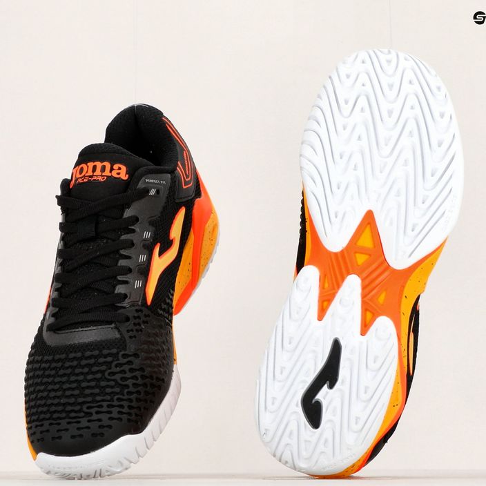 Pánska tenisová obuv Joma T.Ace 2301 black and orange TACES2301T 17