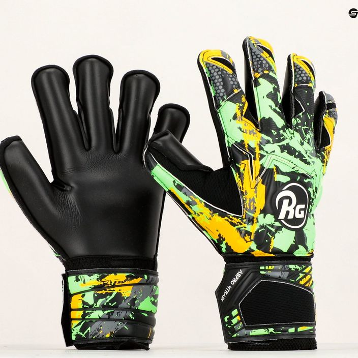 Brankárske rukavice RG Aspro 4train čierno-zelené ASP4217 5