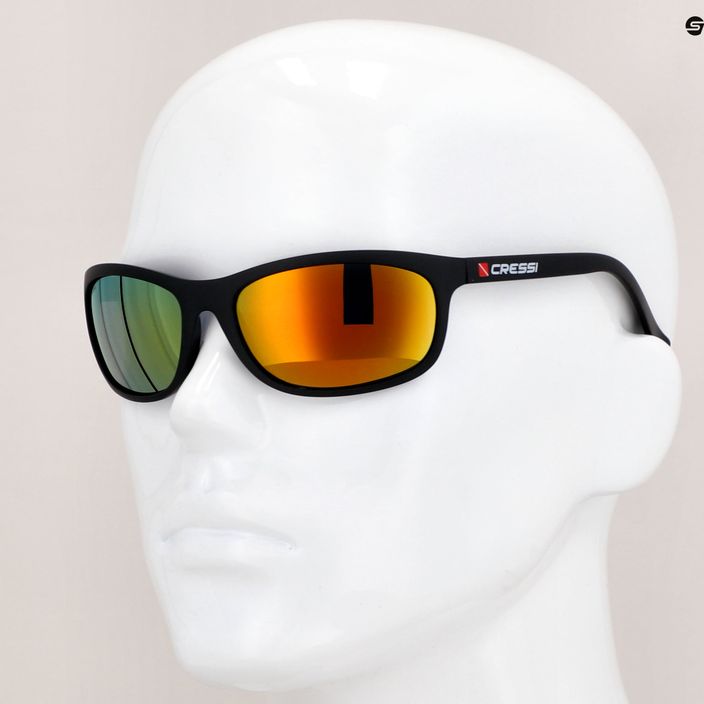 Čierno-oranžové slnečné okuliare Cressi Rocker XDB118 7