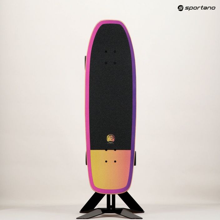 Surfskate skateboard Cutback Techno Wave 32" čierny a farebný CUT-SUR-TWA 12