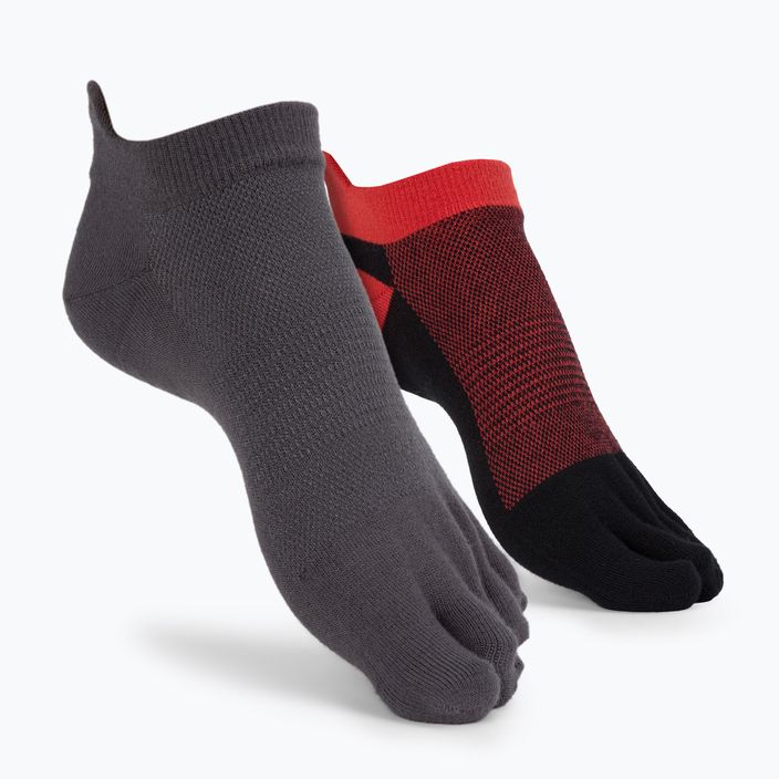 Ponožky Vibram Fivefingers Athletic No-Show 2 páry farba S21N35PS