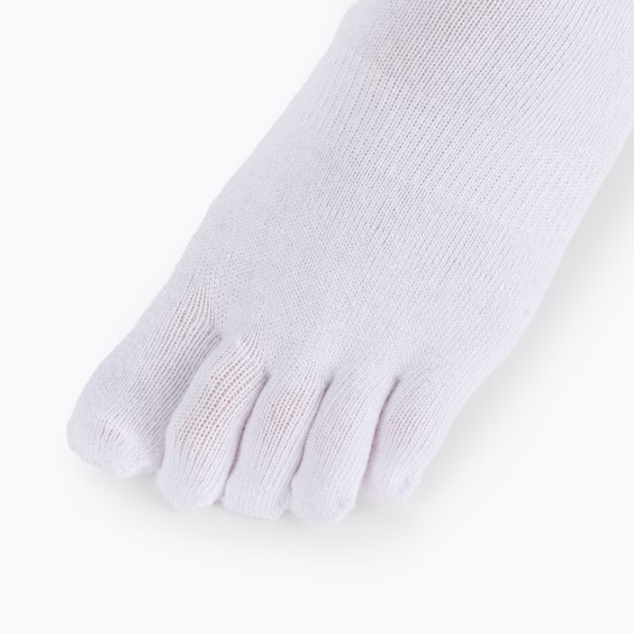 Vibram Fivefingers Athletic No-Show ponožky 2 páry čierne a biele S15N12PS 3