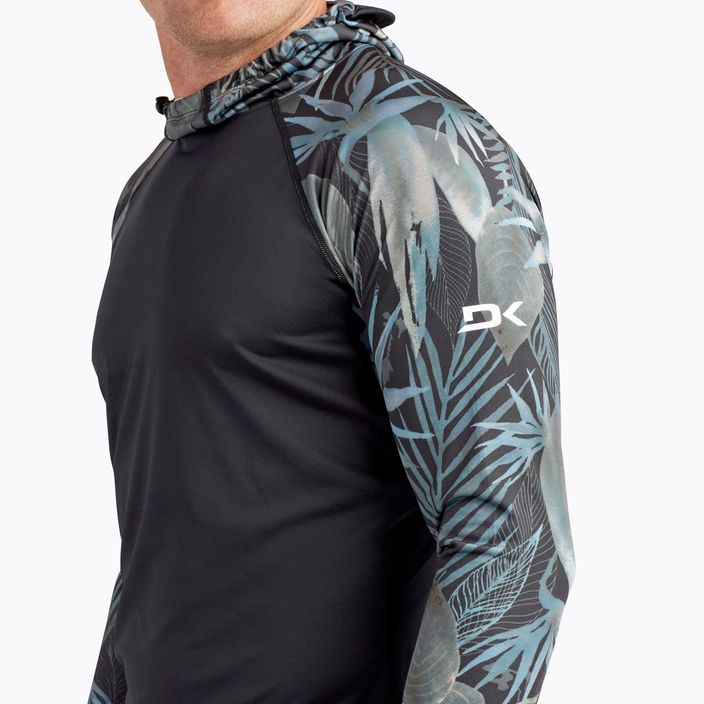 Pánske tričko Dakine Hd Snug Fit Rashguard Swim Shirt Hoodie black/grey DKA363M0004 4