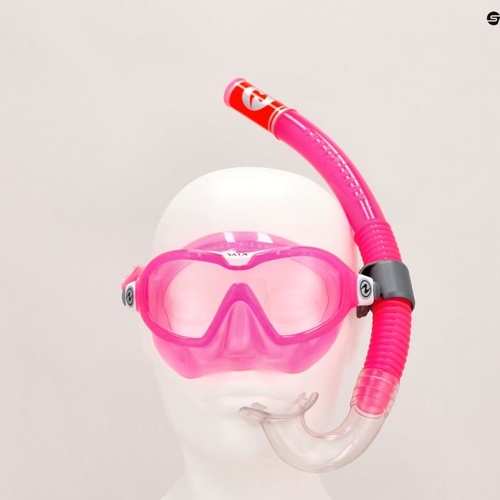 Aqualung Mix Detská súprava na šnorchlovanie Maska + šnorchel ružová SC4250209 12