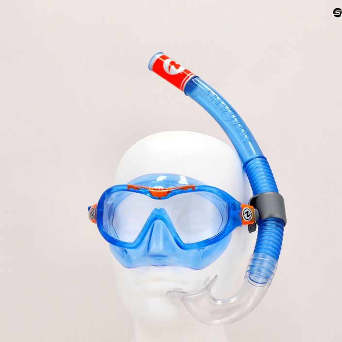 Aqualung Mix Detská súprava na šnorchlovanie Maska + šnorchel modrá SC4254008 12