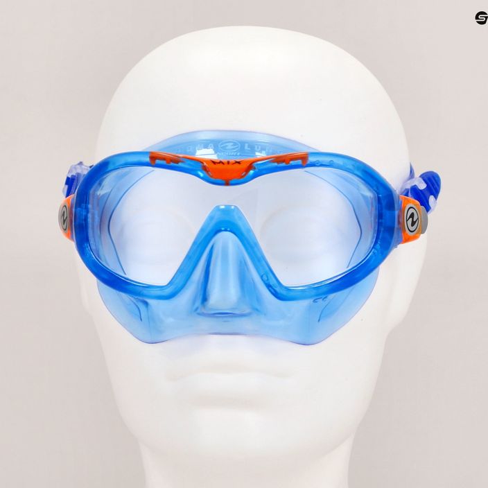 Detská potápačská maska Aqualung Mix modrá/oranžová MS5564008S 7
