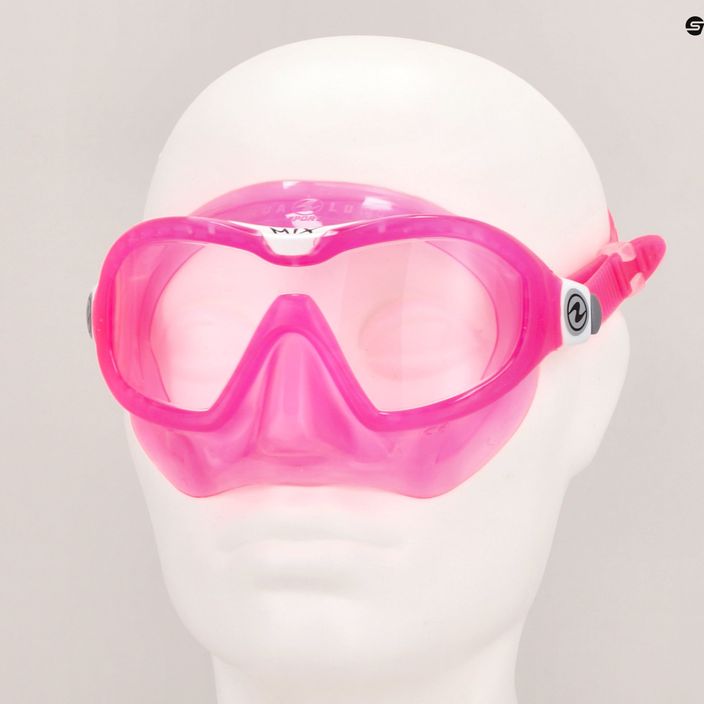 Detská potápačská maska Aqualung Mix ružová/biela MS5560209S 7