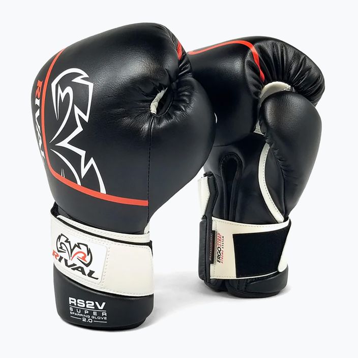 Boxerské rukavice Rival Super Sparring 2.0 čierne 6