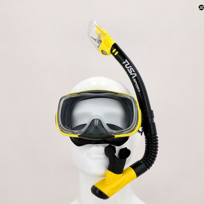 Potápačská súprava TUSA maska + šnorchel žltá UC-3325P 2