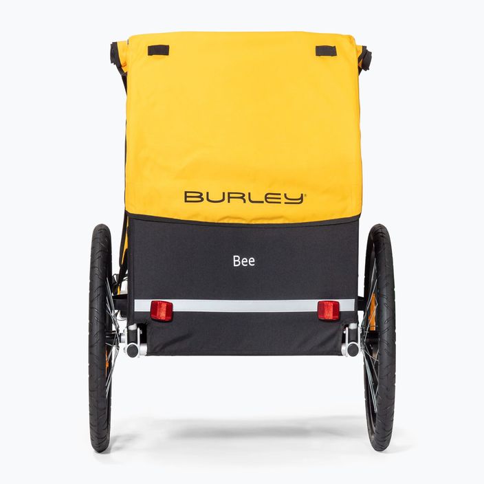 Burley Bee Jednoramenný príves na bicykel čierno-žltý 946211 2