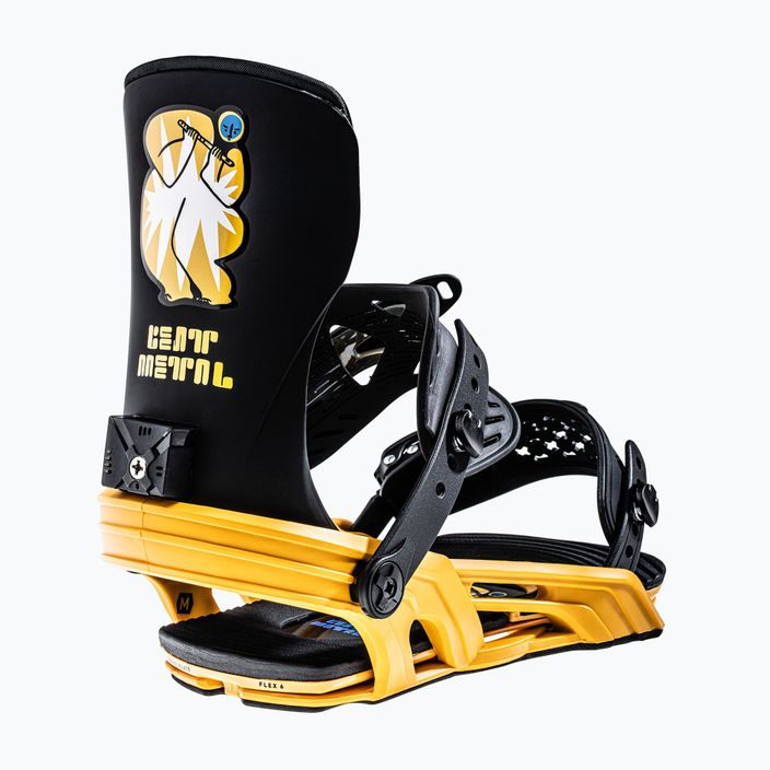 Snowboardové viazanie Bent Metal Axtion black-yellow 21BN002-BLYEL 2