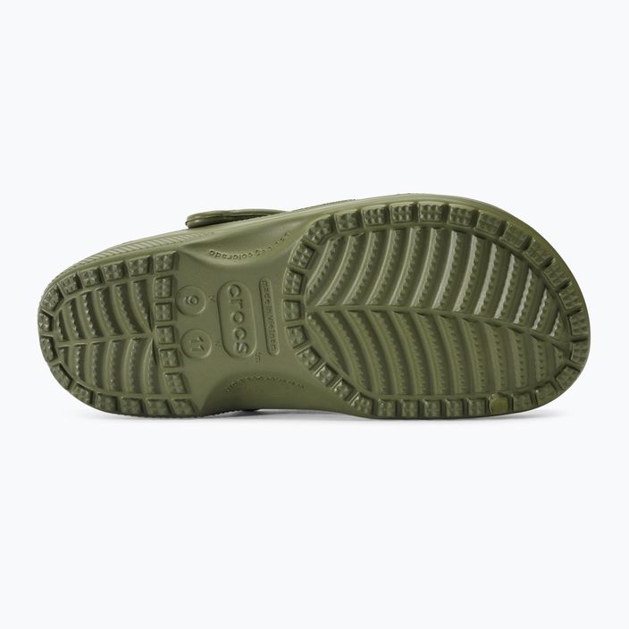Pánske žabky Crocs Classic army green 6
