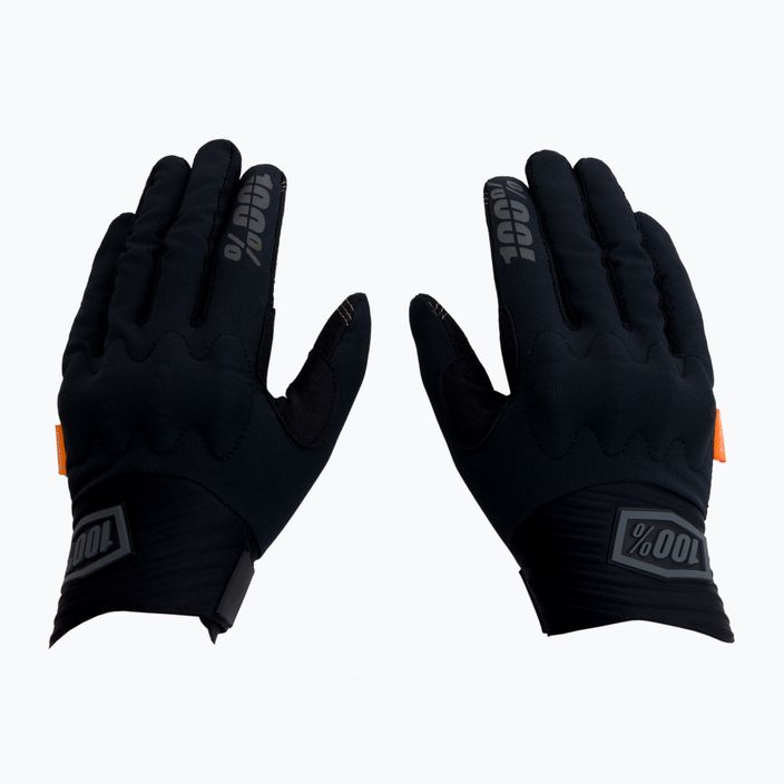 Cyklistické rukavice 100% Cognito black STO-10013-057-10 3