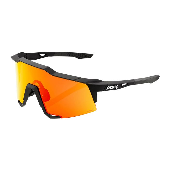 100% Speedcraft Viacvrstvové zrkadlové šošovky cyklistických okuliarov čierne STO-61001-412-01 7