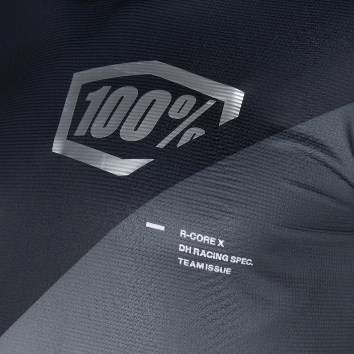 Pánsky cyklistický dres 100% R-Core X LS black-grey STO-40000-00000 4