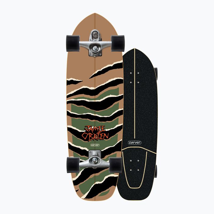 Skateboard surfskate Carver C7 Raw 33.5" JOB Camo Tiger 222 Complete hnedo-zelený C11311141 8