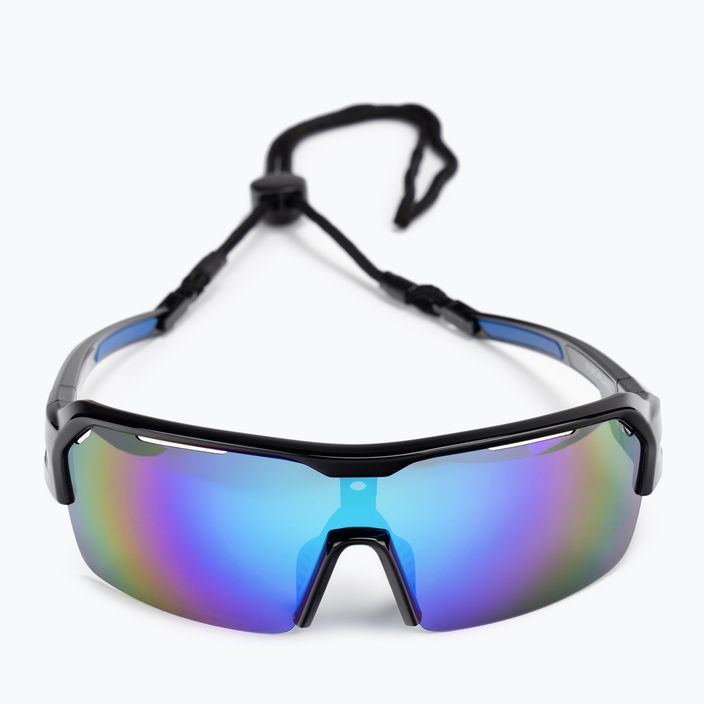 Oceánske slnečné okuliare Race čierno-modré cyklistické okuliare 3801.1X 3