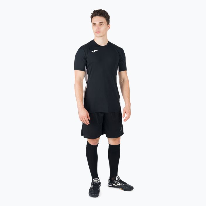 Joma Superliga pánske volejbalové tričko čierno-biele 101469 5