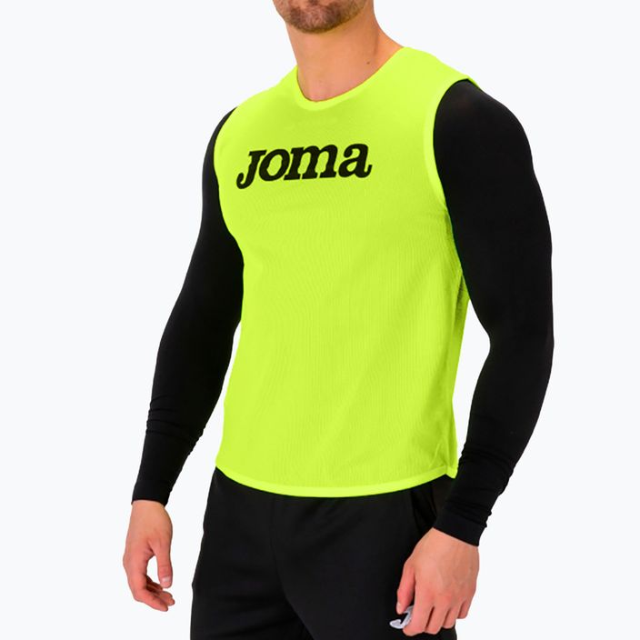 Rozlišovacie tričko Joma Training Bib fluor žltá 3