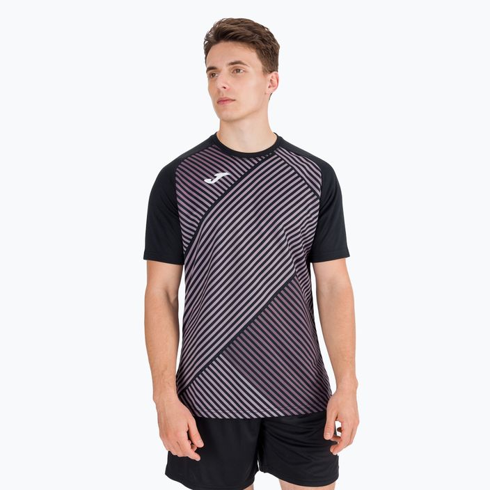 Pánske futbalové tričko Joma Haka II black 101904